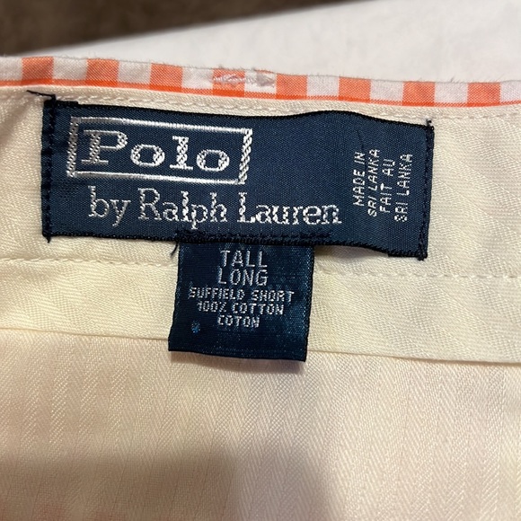 Polo Ralph Lauren shorts Orange and White - Picture 3 of 5